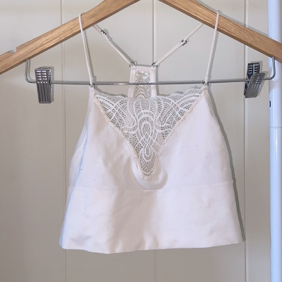 Urban Outfitters Tops - Urban Outfitters White Lace Tank Top